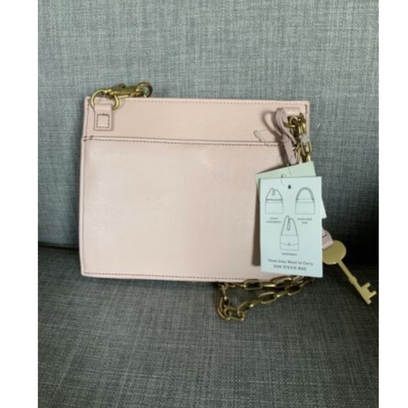 Fossil Bags Nwt Fossil Stevie Small Dusty Rose Crossbody Poshmark