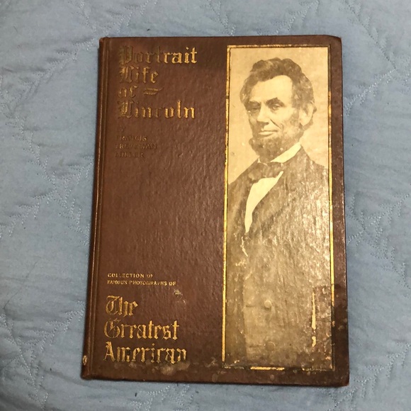 Accents Antique Portrait Life Of Lincoln Book Poshmark