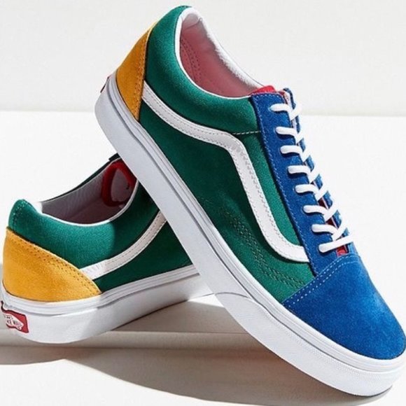 Vans Shoes Vans Yacht Club Old Skool 55 7 Green Blue White Poshmark