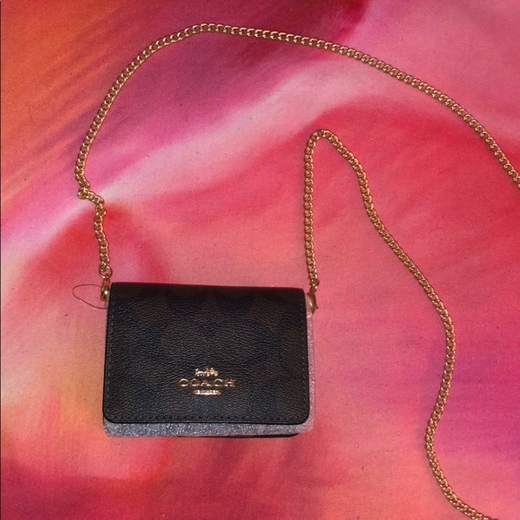 Coach Bags Coach Mini Wallet On A Chain In Signature Canvas Poshmark