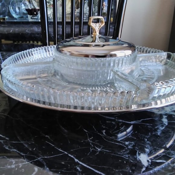 Kromex Dining Vintage Kromex Lazy Susan Poshmark