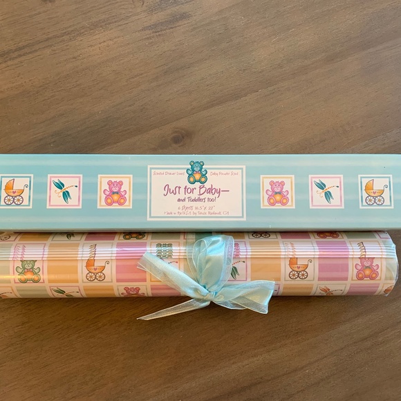 Storage & Organization New Baby Scented Drawer Liners Baby Powder