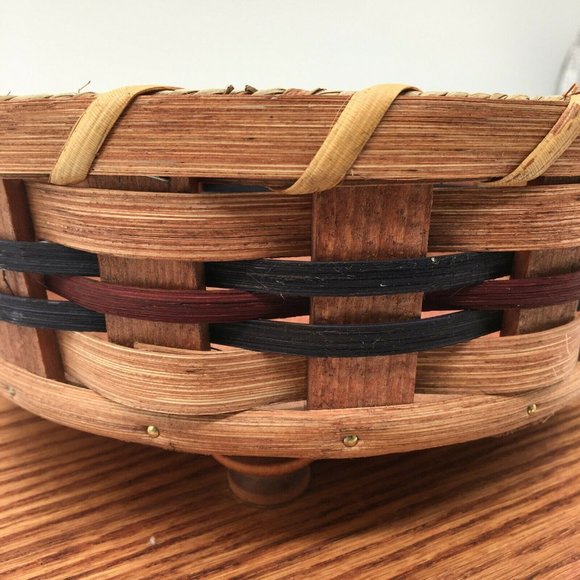Dan Swartzentruber Family Accents Amish Wicker Basket Handmade Dan