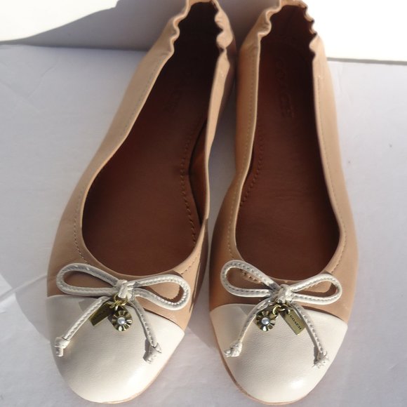 Coach Shoes Size 8coach Leather Ballet Flats Poshmark
