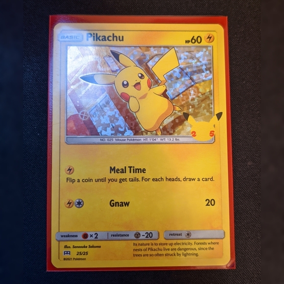 Pokemon Other Pokemon 25th Anniversary Holo Pikachu Poshmark