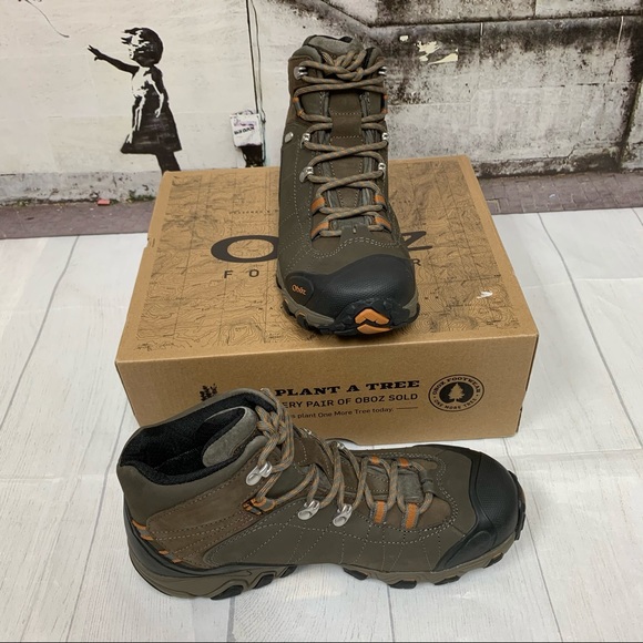 Oboz Shoes Nwt Oboz Mens Bridger Mid Waterproof Hiking Boots Poshmark