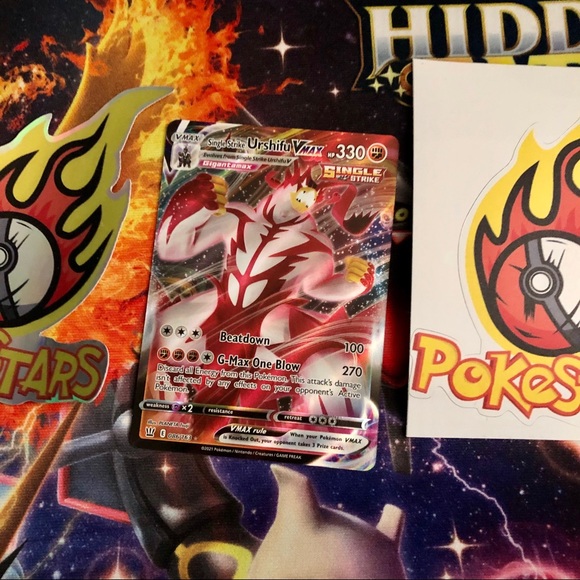 Pokemon Other Pokemon Card Battle Styles Urshifu Vmax Poshmark
