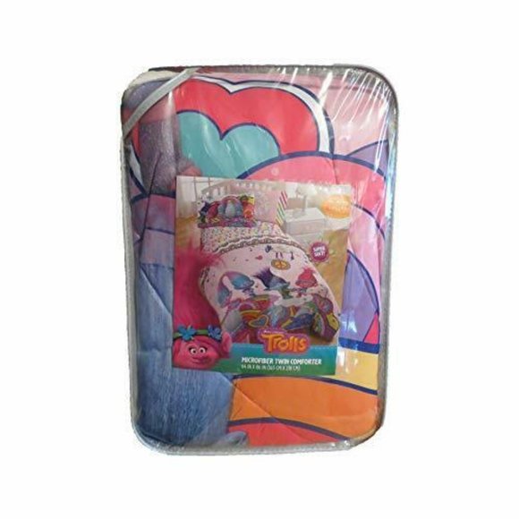 Dreamworks Bedding Dreamworks Trolls Twin Reversible Comforter Twin