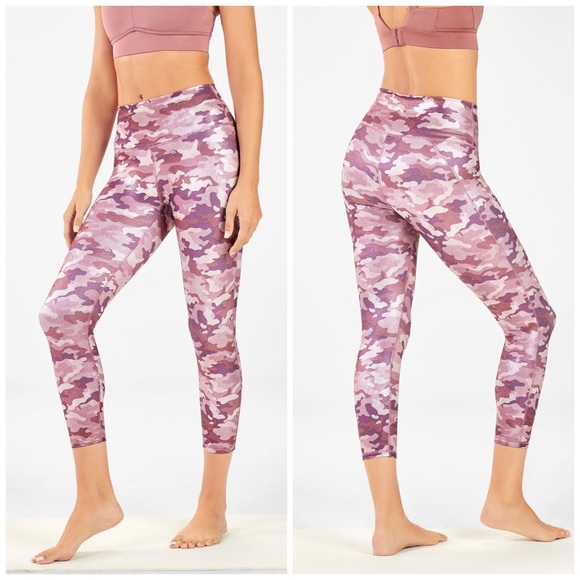 Fabletics Pants & Jumpsuits Fabletics Powerhold Pink Shine Logo Camo Fabletics Pants & Jumpsuits Fabletics Powerhold Pink Shine Logo Camo