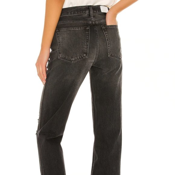 Re/Done Jeans Redone Black Originals High Loose Straight Jeans Poshmark