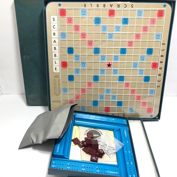 Selchow & Righter Games 966 Vintage Scrabble Deluxe Edition