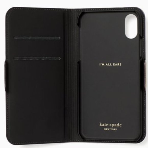 kate spade Accessories Kate Spade Iphone Xr Ny Breezy Leather Folio