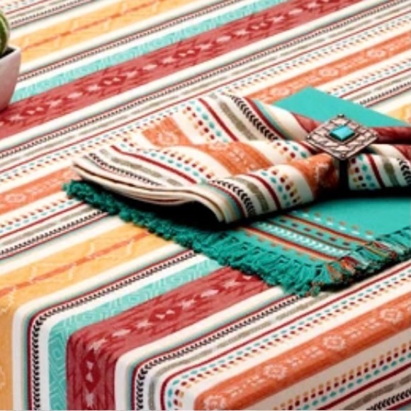 Food Network Dining Sale Food Network Western Mesa Stripe Tablecloth