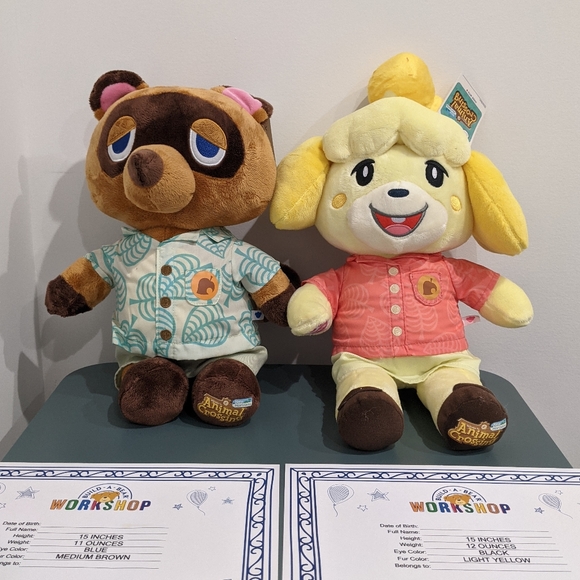 BuildABear Toys Build A Bear Animal Crossing Tom