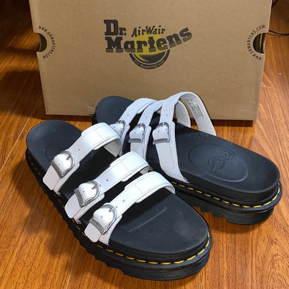 Dr. Martens Shoes Auth Nib Dr Martens Blaire Leather Slide Sandals