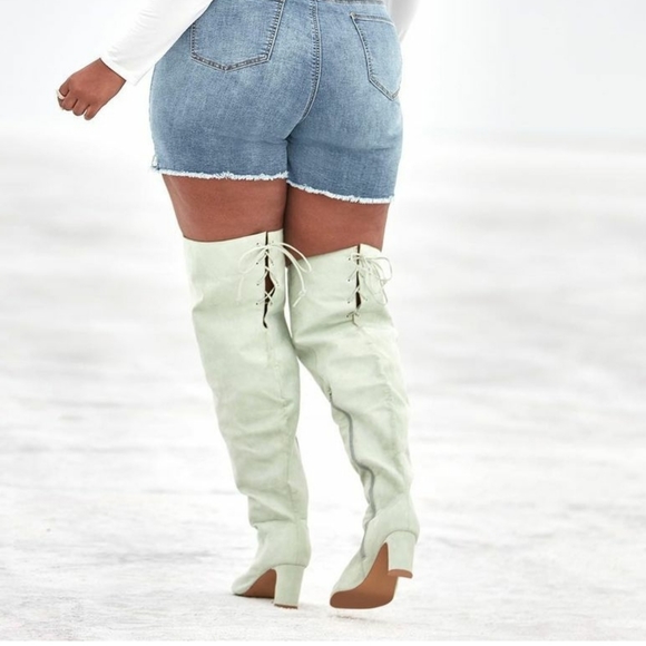 Fashion to Figure Shoes Thigh High Boots Nadia X Ftf Poshmark
