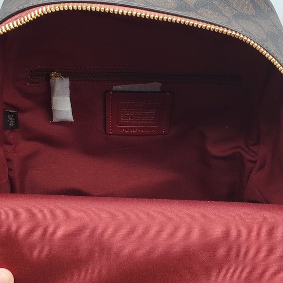 Coach Bags Coach Medium Charlie Backpack In Blocked Signature