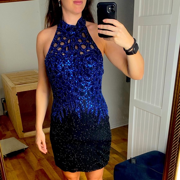Niteline Dresses Niteline Della Roufogali Vintage Sequin Dress Poshmark