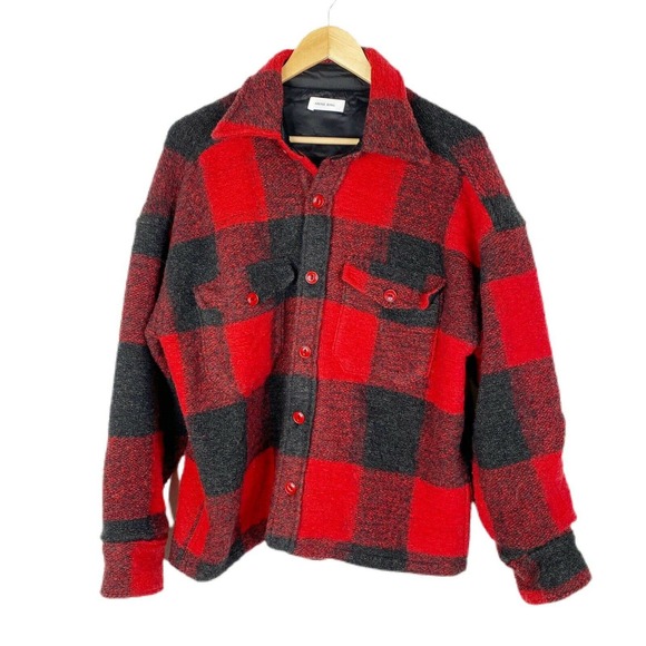 Anine Bing Jackets & Coats Anine Bing Bobbi Flannel Jacket Red Plaid Anine Bing Jackets & Coats Anine Bing Bobbi Flannel Jacket Red Plaid