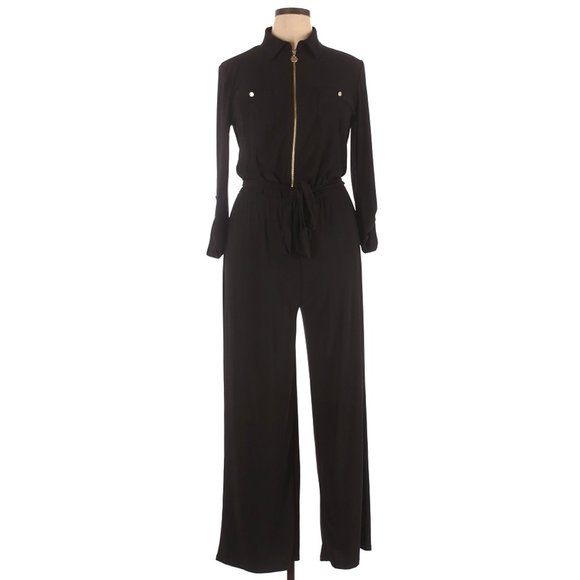 Anne Klein Pants & Jumpsuits Anne Klein Black Matte Jersey Jumpsuit