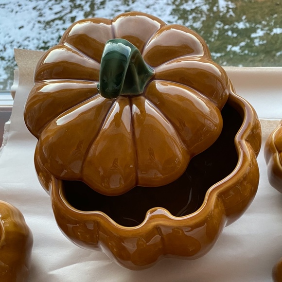 Williams Sonoma Dining Williams Sonoma 4 Pumpkin Soup Bowls Poshmark