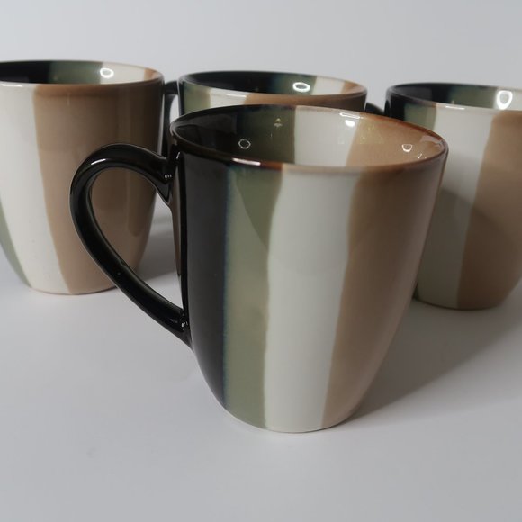 Home Trends Dining 4home Trends Jazz Coffee Mug Cup Stoneware 4