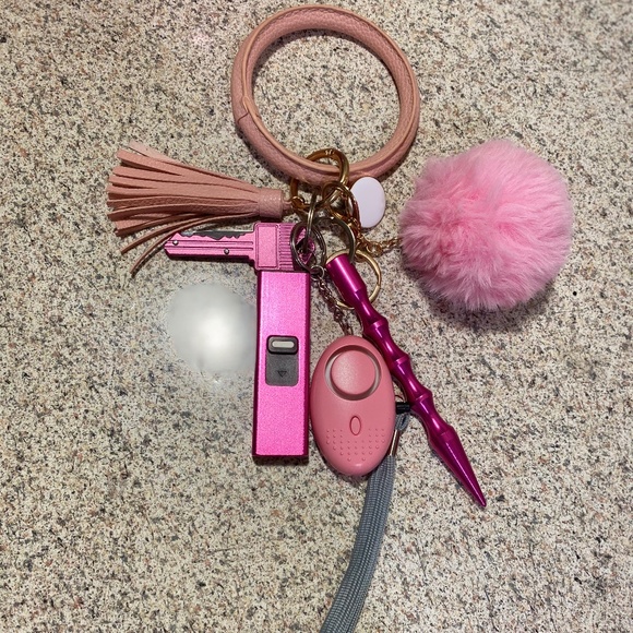 Other Self Defense Keychain With Pepper Spray Taser Poshmark