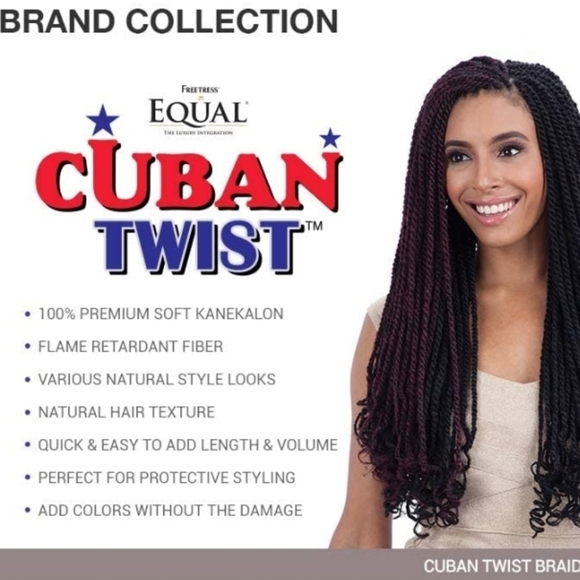 Equal Hair Freetress Equal Havana Cuban Twist 3 Braid Hair Poshmark