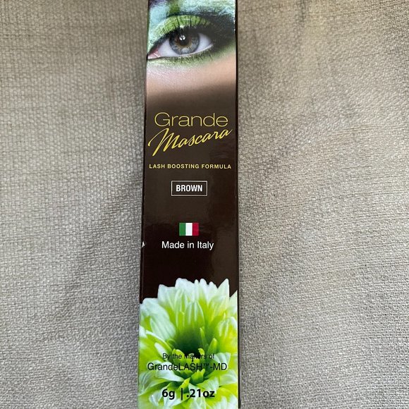 Grande Cosmetics Makeup Grande Mascara Lash Boosting Formula Brown