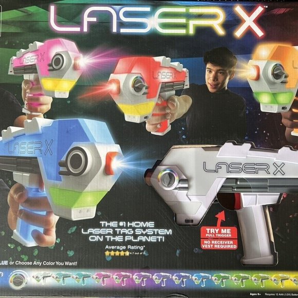 Laser X Toys New Laser X Blaster Laser Tag Toy Game 4 Player Set Poshmark