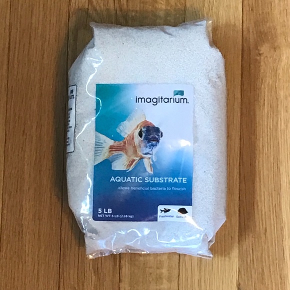 Imagitarium Fish White Aquarium Sand Aquatic Substrate 5lb Bag Poshmark