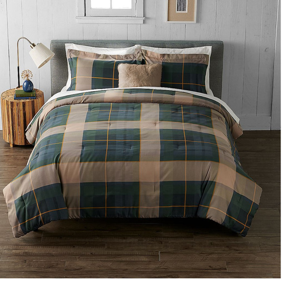 Cuddl Duds Bedding Cuddl Duds Heavyweight Flannel Comforter Set New