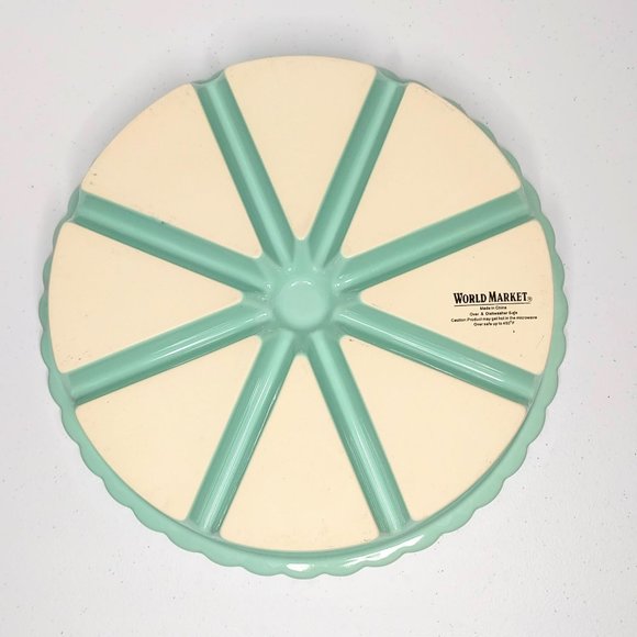 Cost Plus World Market Kitchen 1 Aqua Blue World Market Divided Pie