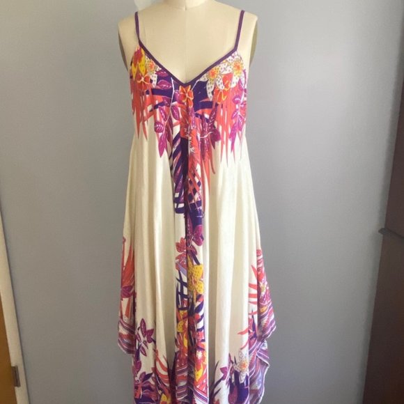 Theodora & Callum Dresses Nwt Theodora Callum Maxi Asymmetrical Dress