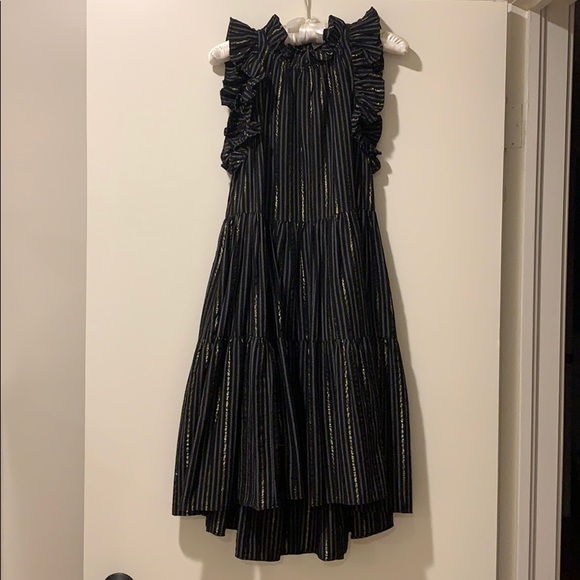 Ulla Johnson Dresses Ulla Johnson Tamsin Ruffle Trim Dress Xs Black
