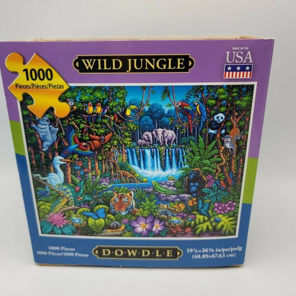 Dowdle Puzzles Games Wild Jungle Rainforest Eric Dowdle Jigsaw