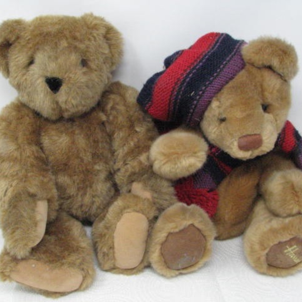 Plush Bears Harrods Puppet & Vermont Gem