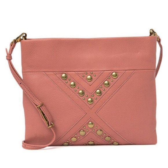 The Sak Bags Nwt The Sak Collective Tomboy Convertible Leather Crossbody Clutch W Studs