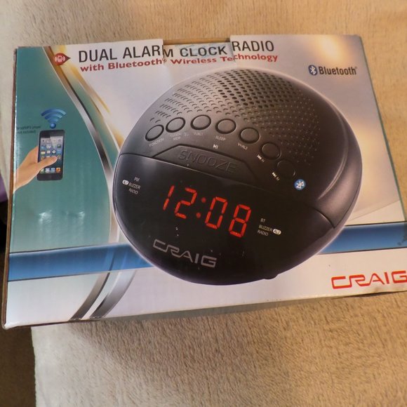Craig Portable Audio & Video Craig Dual Alarm Clock Radio With