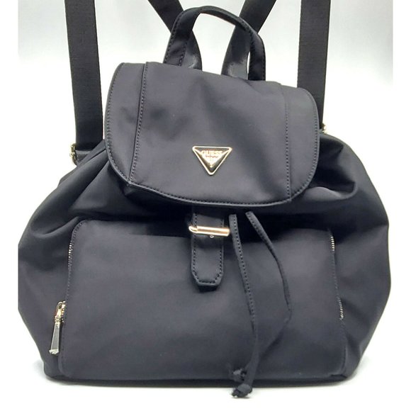 Guess Bags Nwot Guess Jaxi Large Black Backpack 880 Poshmark