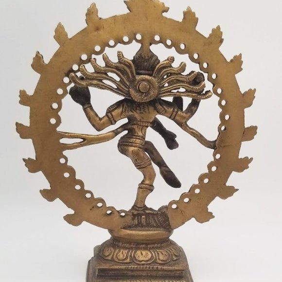 unknown Art Master Shiva Nataraja Hindu Dancing God Fire Wheel