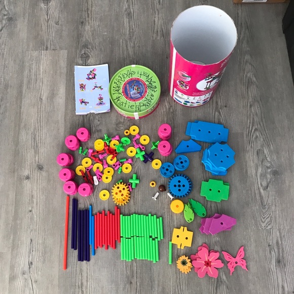 Superstructs Toys Superstructs Pinklets Fairy Garden Tinker Toy Set