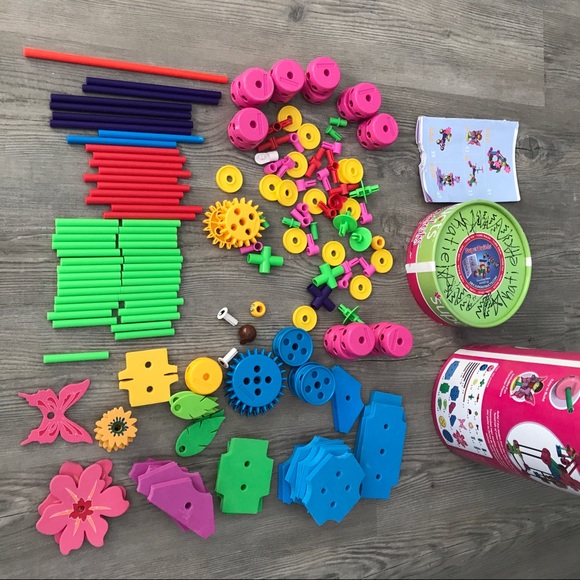 Superstructs Toys Superstructs Pinklets Fairy Garden Tinker Toy Set