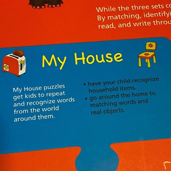 Spice Box Toys First Words Puzzle Set Homeschooling Preschool Prek