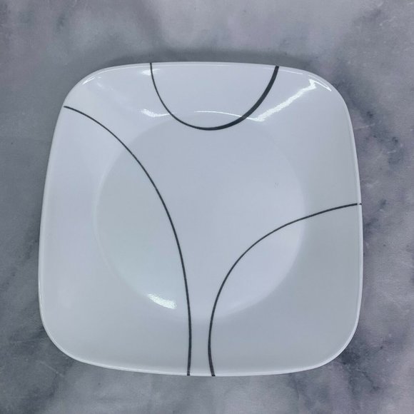 Corelle Dining Corelle Simple Lines Break Chip Resistant Black