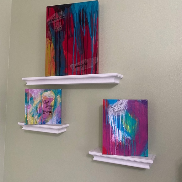 Hand Crafted Art You Are Stronger Than All Your Fears Combined