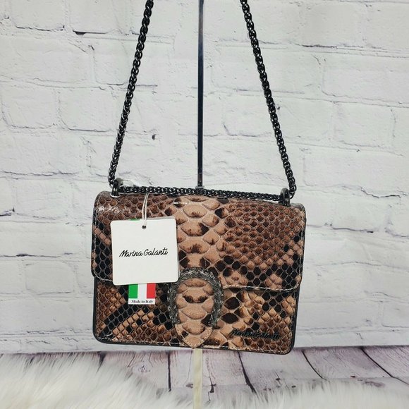 Marina Galanti Bags Marina Galanti Womens Vera Pelle Snake Real