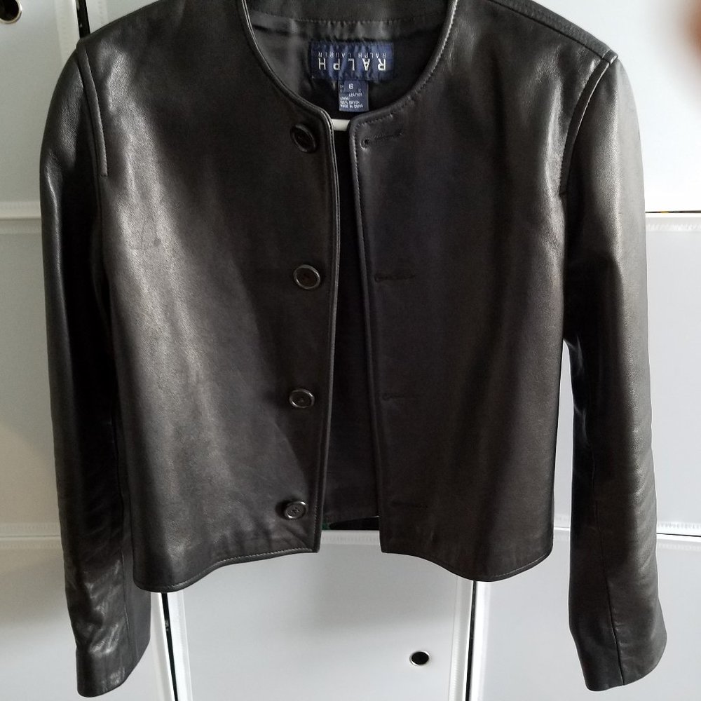 Genuine Leather Jacket. Ralph Lauren Gem