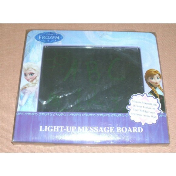 Disney Toys New Disney Frozen Lightup Glows Message Board Mounts