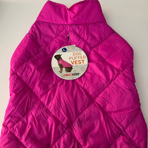 32 Degrees Dog Nwt Dog Pink 32 Degrees Heat Keep Puffer Vest Size
